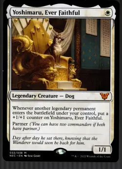 Yoshimaru, Ever Faithful NM M Commander: Kamigawa: Neon Dynasty 32 NONFOIL - Image 1