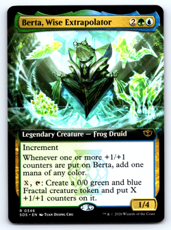 Berta, Wise Extrapolator Extended Art- Secrets of Strixhaven - MTG - Image 1