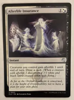 Afterlife Insurance Ravnica: Clue Edition MTG - Image 1