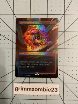 Stormcarved Coast - 304 - MTG: Secrets of Strixhaven - Borderless - FOIL - Image 1