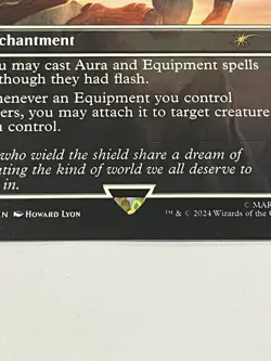 MTG - Secret Lair - Captain America's Aid- Sigarda’s Aid #1727 Non Foil Misprint - Image 2