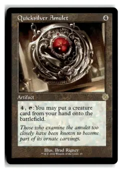 Quicksilver Amulet R The Brothers' War: Retro Frame Artifacts 45 NM - Image 1
