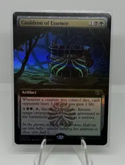 MTG - Secrets of Strixhaven #347 Cauldron of Essence Extended Art FOIL - Image 1