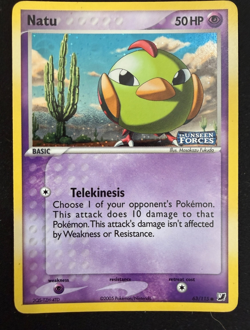 Pokemon - Natu - 63/115 Unseen Forces MP - Image 1