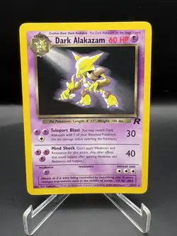 Dark Alakazam (18) Rare Unlimited Team Rocket 18/82 LP/NM Pokemon TCG - Image 1