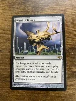 Ward of Bones Eventide Artifact Rare MTG Card - Image 2