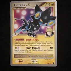 Pokemon Luxray GL Lv.X 109/111 World Championship Decks 110HP Autographed 2009 - Image 1