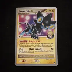 Pokemon Luxray GL Lv.X 109/111 World Championship Decks 110HP Autographed 2009 - Image 4