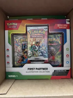 Pokemon First Partner Series 1 Illustration Collection, Mega Evolution, TCG - Image 1