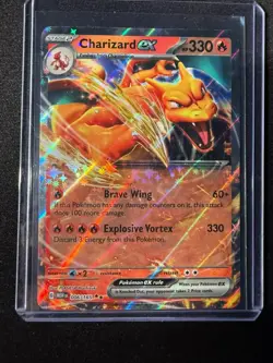 Charizard ex 006/165 Double Rare 151 Pokemon Holo Near Mint - Image 1