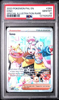 2023 POKEMON PAL EN-PALDEA EVOLVED SPECIAL ILLUSTRATION RARE #269 IONO PSA 10 - Image 1