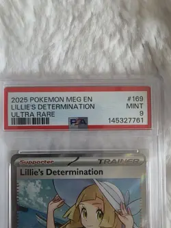 Pokemon Mega Evolutions 169/132 Lillies Determination Full Art Trainer PSA 9📈💥 - Image 2