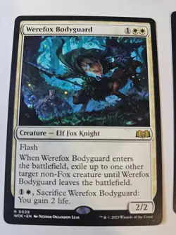MTG - Werefox Bodyguard - Wilds of Eldraine - Image 1