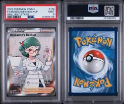 Pokemon TCG Roseanne's Backup Sword & Shield: Brilliant Stars 172/172 PSA 9 - Image 3