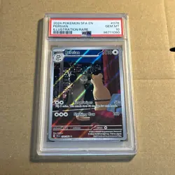 2024 POKEMON PERSIAN ILLUSTRATION RARE SHROUDED FABLE #078 PSA 10 - Image 1