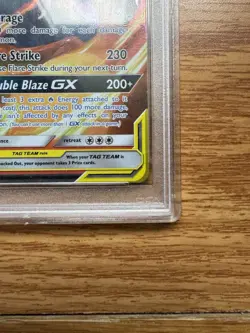 [PSA 10] 2019 POKEMON S&M RESHIRAM & CHARIZARD GX TAG TEAM #20 UNBROKEN BONDS - Image 4