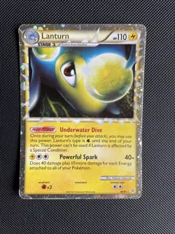 Pokemon TCG Lanturn (Prime) Unleashed 86/95 Holo Holo Rare Prime PLAYED - Image 1
