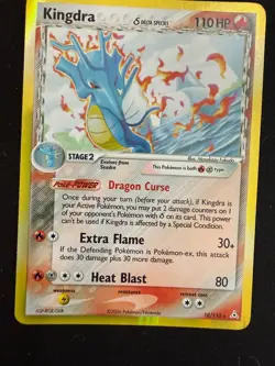 Pokemon Kingdra (Delta Species) 10/110 Holon Phantoms Holo MP - Image 1