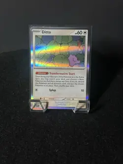 Ditto 132/165 Sv: Scarlet & Violet 151 Holo Masterset Pokemon Tcg - Image 1