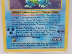 Blastoise 1999 Pokemon Base Set Shadowless Holo #2 PSA 6 - Image 5