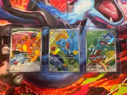 Pokemon First Partner Illustration Collection Series 1 Kanto Starters Set - Image 1