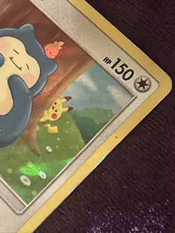 Pokemon Snorlax Holo Rare Sm-Unbroken Bonds 158/214 HP150 Lazy Eating *DAMAGED* - Image 3