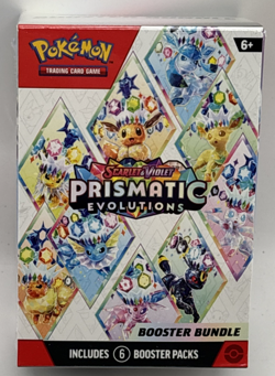 Pokemon TCG Prismatic Evolutions Booster Bundle - Pokemon New Sealed 6 Packs - Image 1