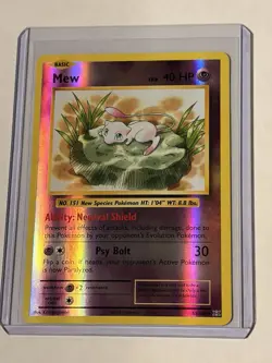 Pokemon Mew (53/108) XY Evolutions Ultra Rare Reverse Holo - Image 1