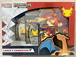 POKEMON CELEBRATIONS COLLECTION LANCE'S CHARIZARD V **NEW** - Image 1