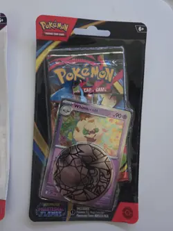 Pokemon Paldea Evo + Phantasmal Checklane Blister Promo With Coin - Image 3