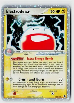 Pokemon TCG Vintage Electrode Ex Holo 107/112 FireRed LeafGreen LP+ - Image 1