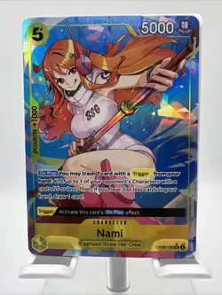 Nami OP08-106 SR Alt Art Two Legends OP-08 ONE PIECE English - Image 1