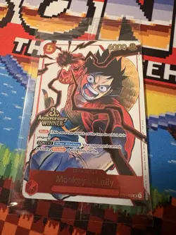 Monkey.D.Luffy Luffy ST01-012 (3rd Anniversary Winner) Sealed Pack Brothers - Image 1