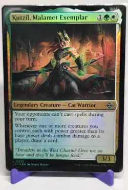 Mtg FOIL Kutzil, Malamet Exemplar The Lost Caverns Of Ixalan Uncommun 0232 - Image 1