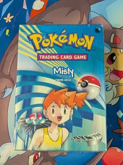 Misty Pokemon TCG Gym Heroes Trading Card Game Theme Deck Factory Sealed 1999 - Image 1