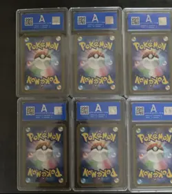 Pokemon TCG Graded Bundle Of Ten Cards Art Rare And Character Rare - Image 5