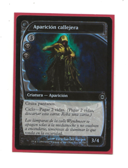 STREET WRAITH FOIL MTG Future Sight NM Espanol Magic Aparicion Callejera - Image 1