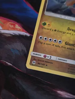 Dragonite 96/149 Sun & Moon Base Holo Rare Pokemon Card - Image 4