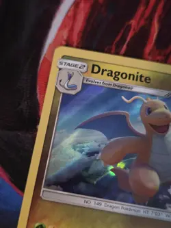 Dragonite 96/149 Sun & Moon Base Holo Rare Pokemon Card - Image 5