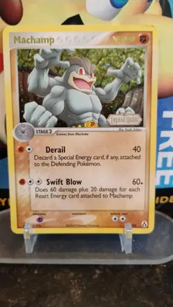 MACHAMP EX Legend Maker Stamped POKEMON Holo 2006 Trading Card 9/92 - Image 1