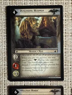 Lord of the Rings TCG 24 Card Lot (2 Of Each) Dunlending - Image 2