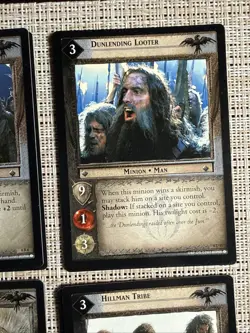 Lord of the Rings TCG 24 Card Lot (2 Of Each) Dunlending - Image 5