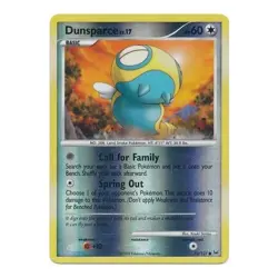Dunsparce 73/127 Reverse Holo Platinum Pokemon Card - HP - Image 1