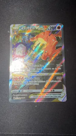 Pokemon Charizard VSTAR SWSH262 Full Art Black Star Promo Holo Card NM Condition - Image 3