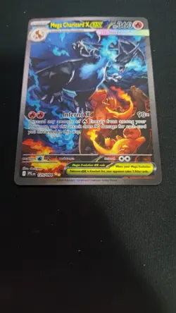 Mega Charizard X ex 125/094 SPECIAL Illustration Rare Pokemon Phantasmal Card 7 - Image 3