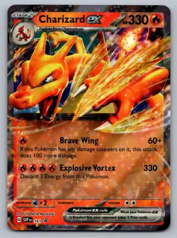Pokemon TCG Scarlet & Violet Promo Cards Charizard ex #161 Holo - Image 1