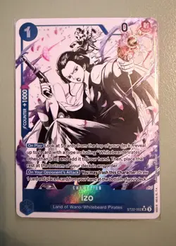 Izo Alt Art ST22-002 SR One Piece Card Game English - Image 1