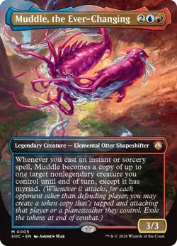 MTG Muddle, the Ever-Changing (Borderless) [Secrets of Strixhaven Commander] Foi - Image 1