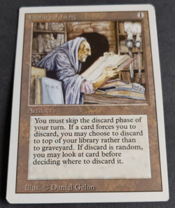 MTG Library of Leng | Revised | NM | Rare Artifact | Vintage - Image 2