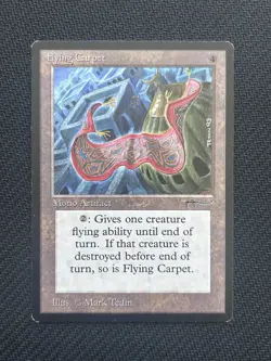 MTG Flying Carpet Arabian Nights ARN Magic The Gathering Moderately Played MP - Image 2